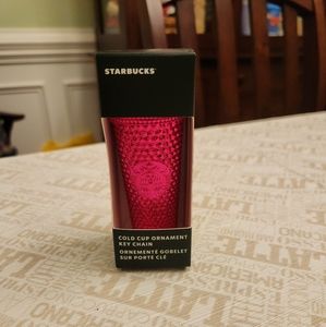 Starbucks Studded Holiday keychain/Ornament